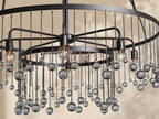 Aubrey Crystal Ball Round Chandelier 5 Light / 8 Light - Cyran Lamps