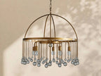 Aubrey Crystal Ball Round Chandelier 5 Light / 8 Light - Cyran Lamps