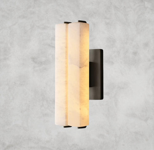 Audaben Alabaster Double Sconce - Cyran Lamps