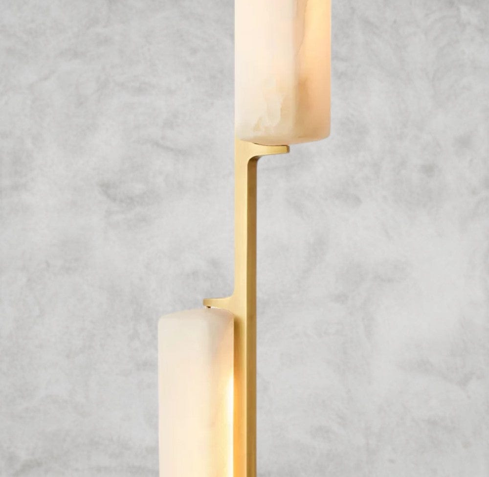 Audaben Alabaster Linear Chandelier 54" - Cyran Lamps