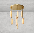 Audaben Alabaster Round Chandelier 24", 40", 56" - Cyran Lamps