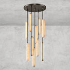 Audaben Alabaster Round Chandelier 24", 40", 56" - Cyran Lamps