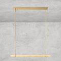 Audaben Alabaster Single Bar Linear Chandelier - Cyran Lamps