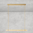 Audaben Alabaster Single Bar Linear Chandelier - Cyran Lamps