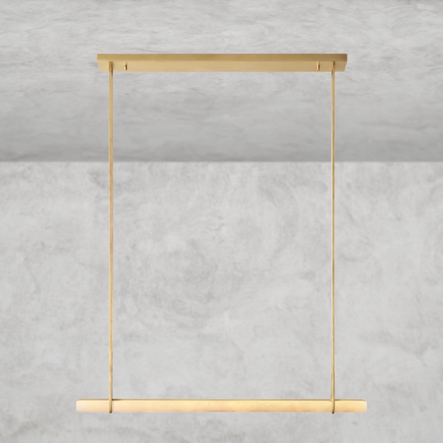 Audaben Alabaster Single Bar Linear Chandelier - Cyran Lamps