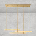 Audaben Alabaster Triple Bar Linear Chandelier - Cyran Lamps