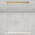 Audaben Crystal Linear Single Bar Chandelier - Cyran Lamps