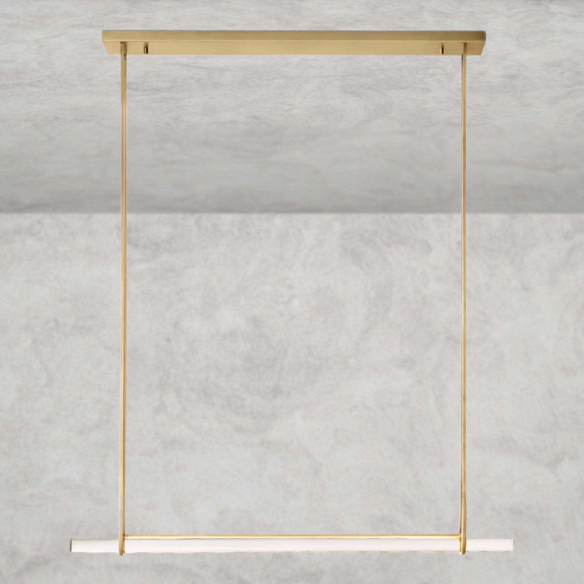Audaben Crystal Linear Single Bar Chandelier - Cyran Lamps