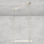 Audaben Crystal Linear Single Bar Chandelier - Cyran Lamps