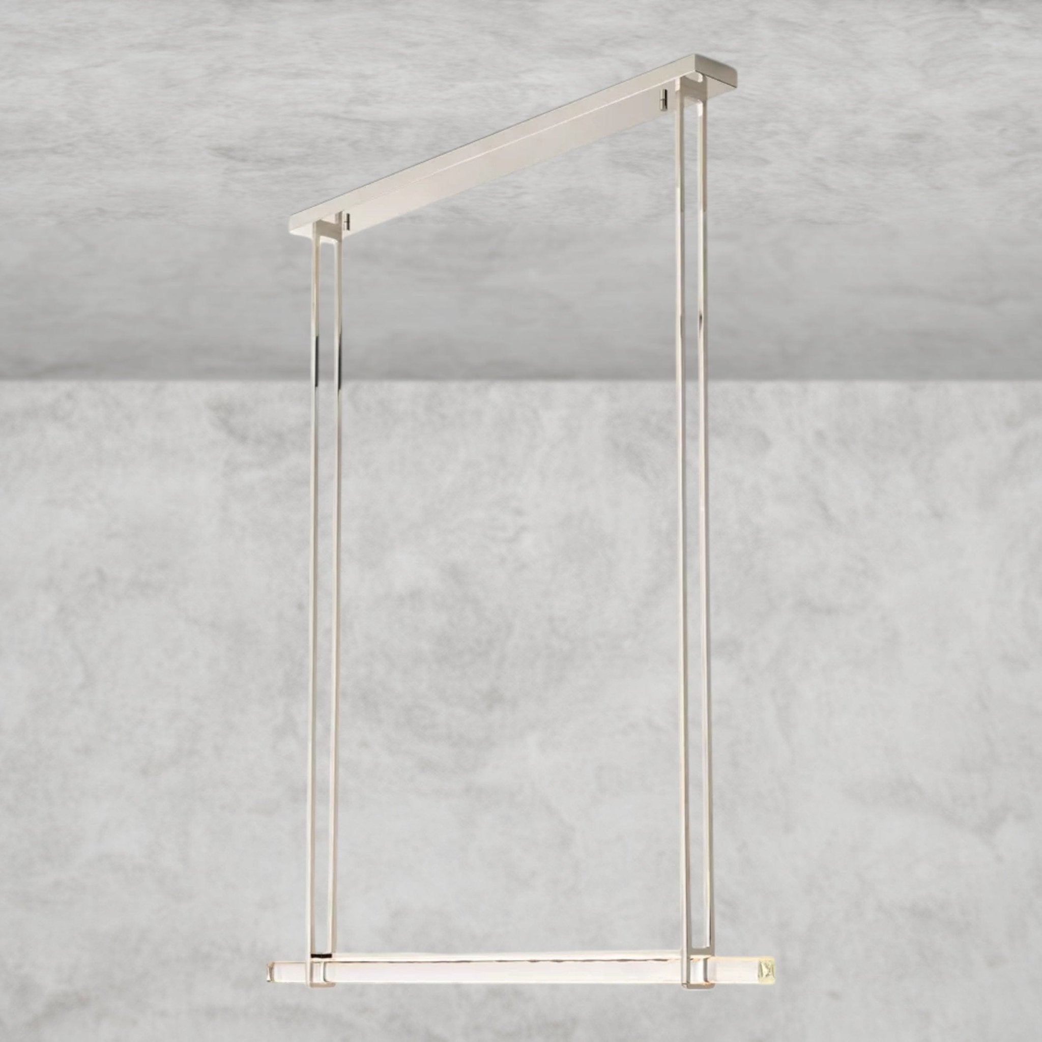 Audaben Crystal Linear Single Bar Chandelier - Cyran Lamps
