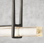 Audaben Crystal Linear Single Bar Chandelier - Cyran Lamps