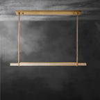Audaben Crystal Linear Single Bar Chandelier - Cyran Lamps