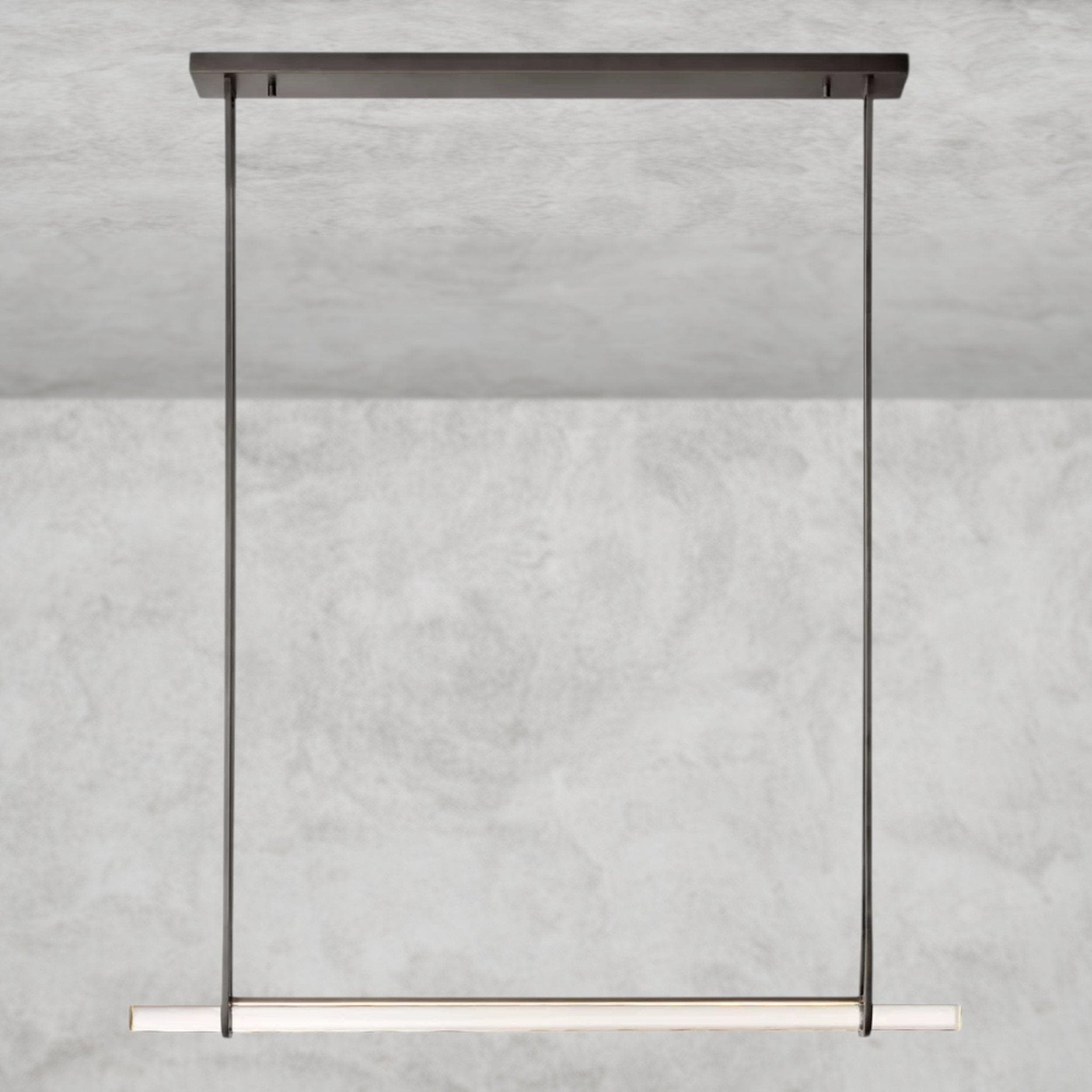 Audaben Crystal Linear Single Bar Chandelier - Cyran Lamps