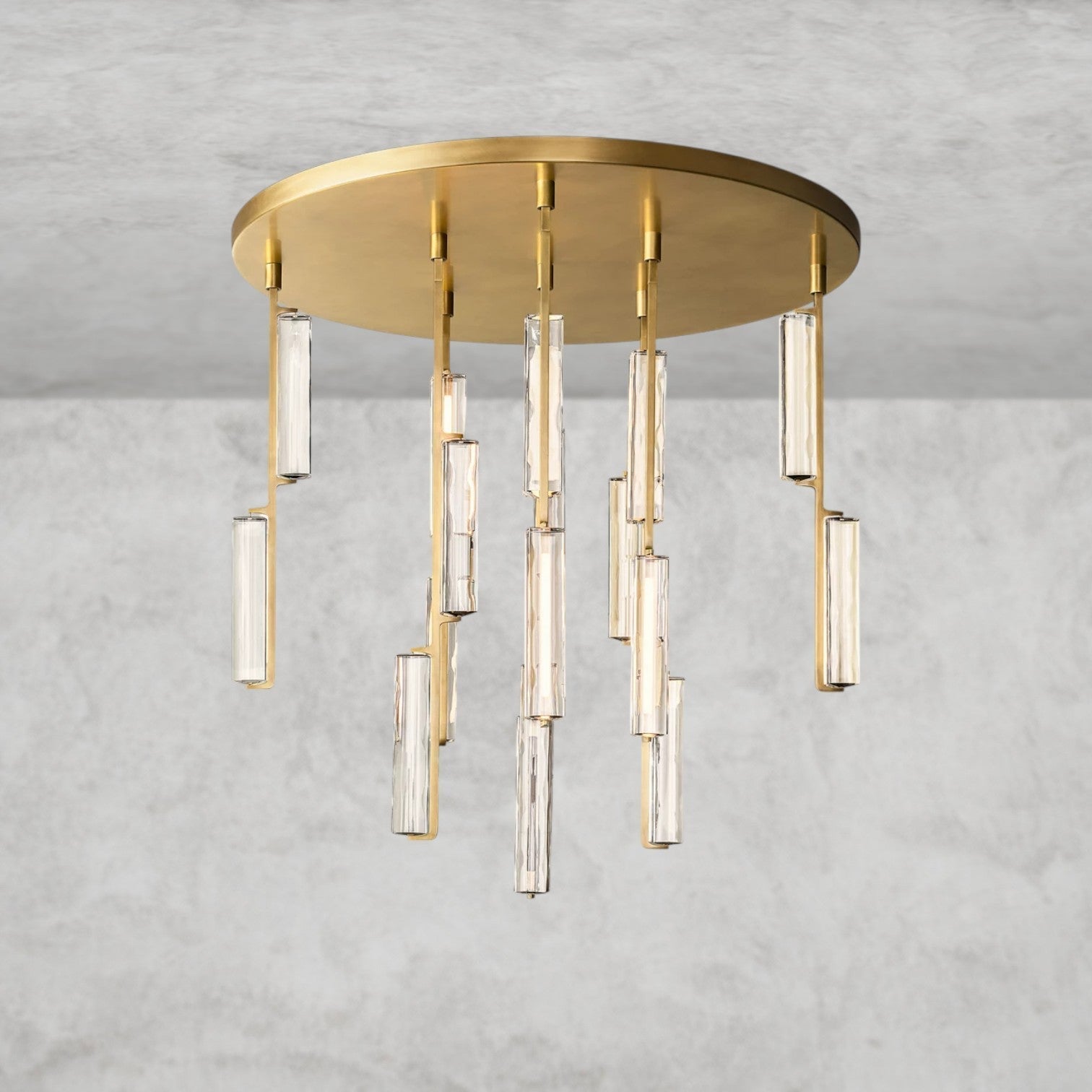 Audaben Crystal Round Chandelier 24", 40", 56" - Cyran Lamps