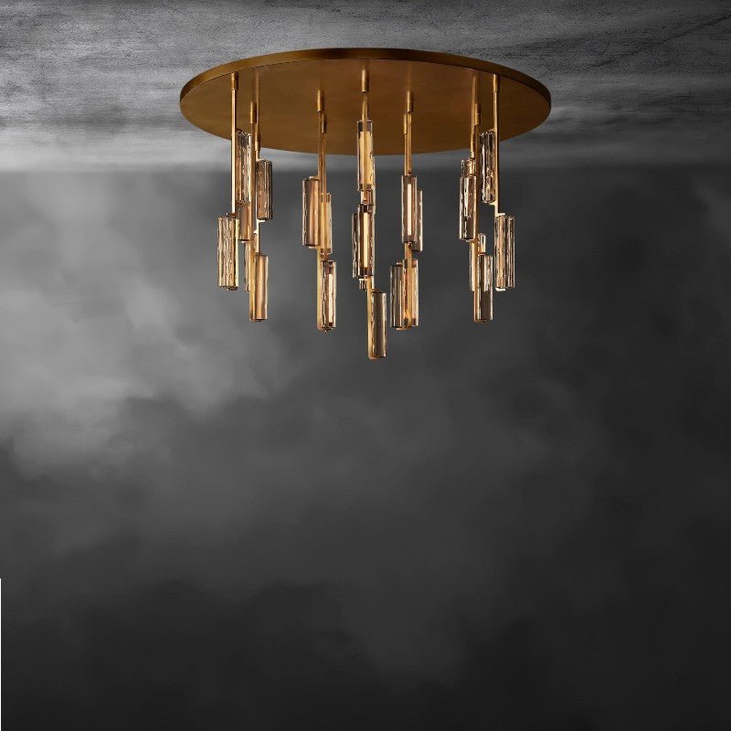 Audaben Crystal Round Chandelier 24", 40", 56" - Cyran Lamps