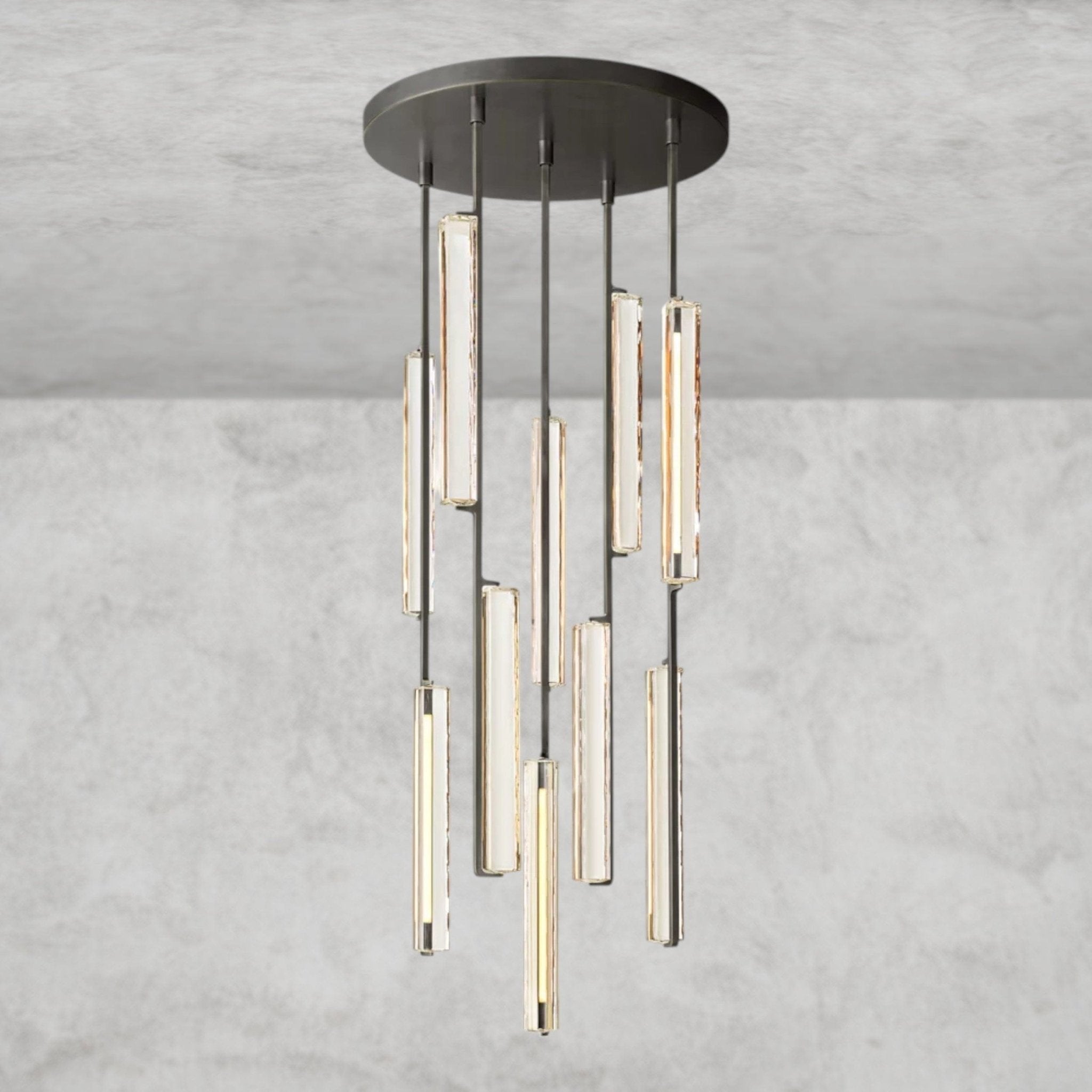 Audaben Crystal Round Chandelier 24", 40", 56" - Cyran Lamps