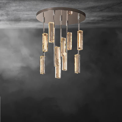 Audaben Crystal Round Chandelier 24", 40", 56" - Cyran Lamps