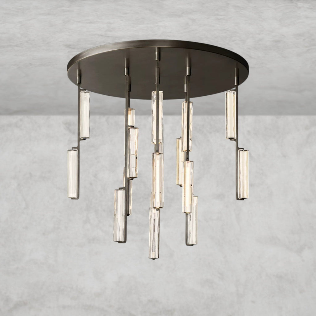 Audaben Crystal Round Chandelier 24", 40", 56" - Cyran Lamps