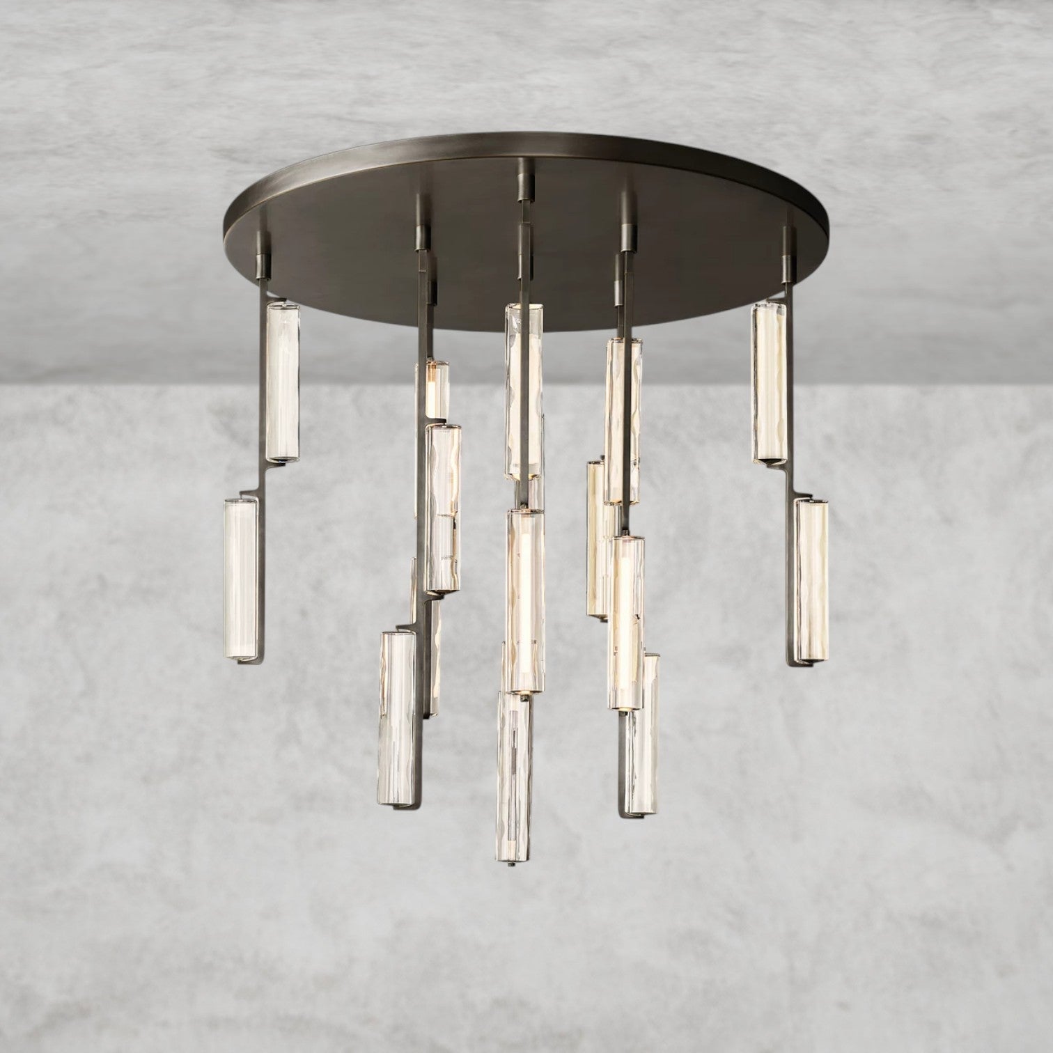 Audaben Crystal Round Chandelier 24", 40", 56" - Cyran Lamps