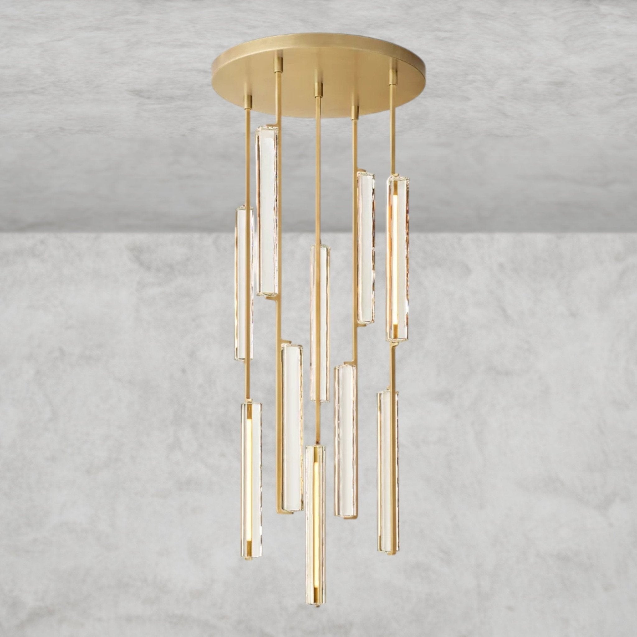 Audaben Crystal Round Chandelier 24", 40", 56" - Cyran Lamps