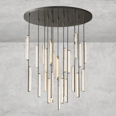 Audaben Crystal Round Chandelier 24", 40", 56" - Cyran Lamps