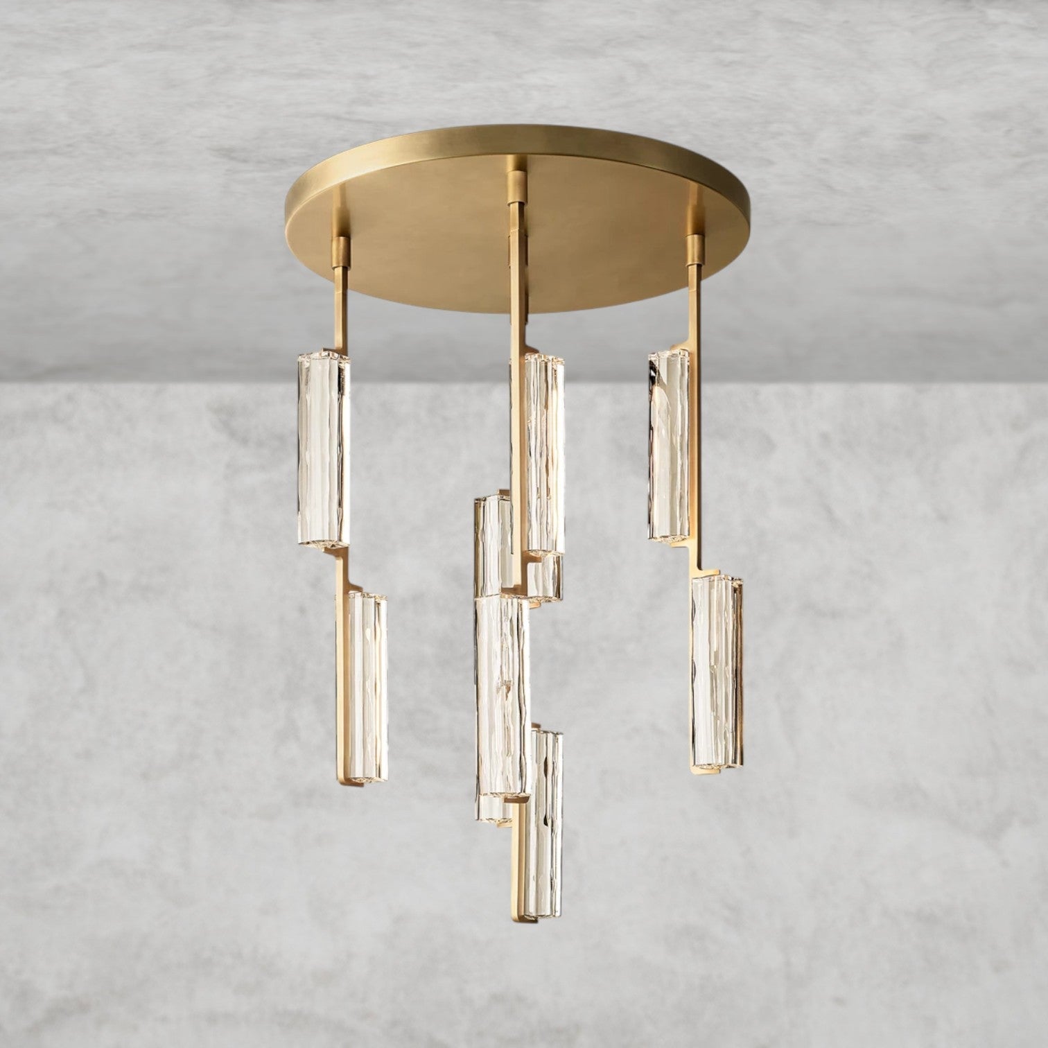 Audaben Crystal Round Chandelier 24", 40", 56" - Cyran Lamps
