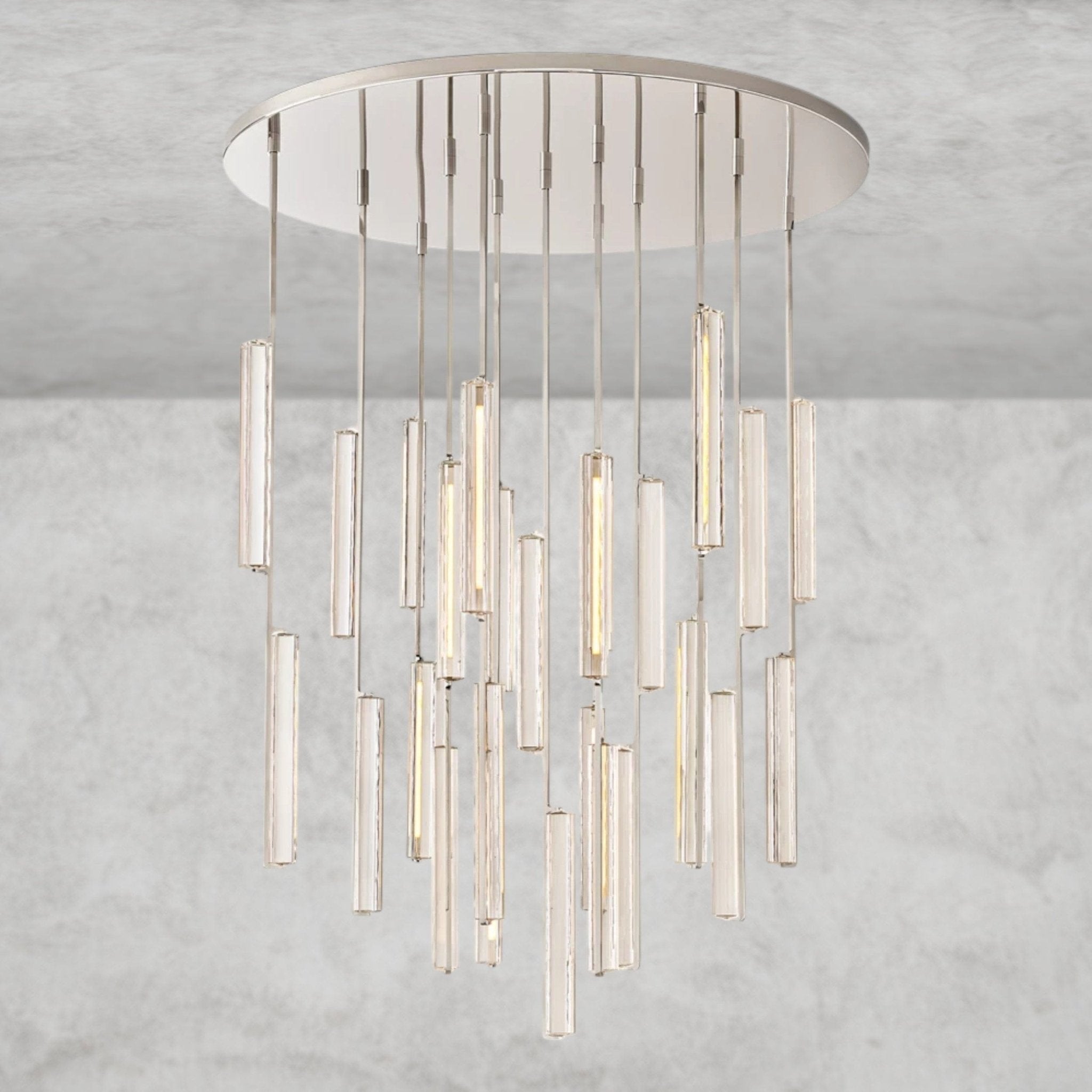 Audaben Crystal Round Chandelier 24", 40", 56" - Cyran Lamps