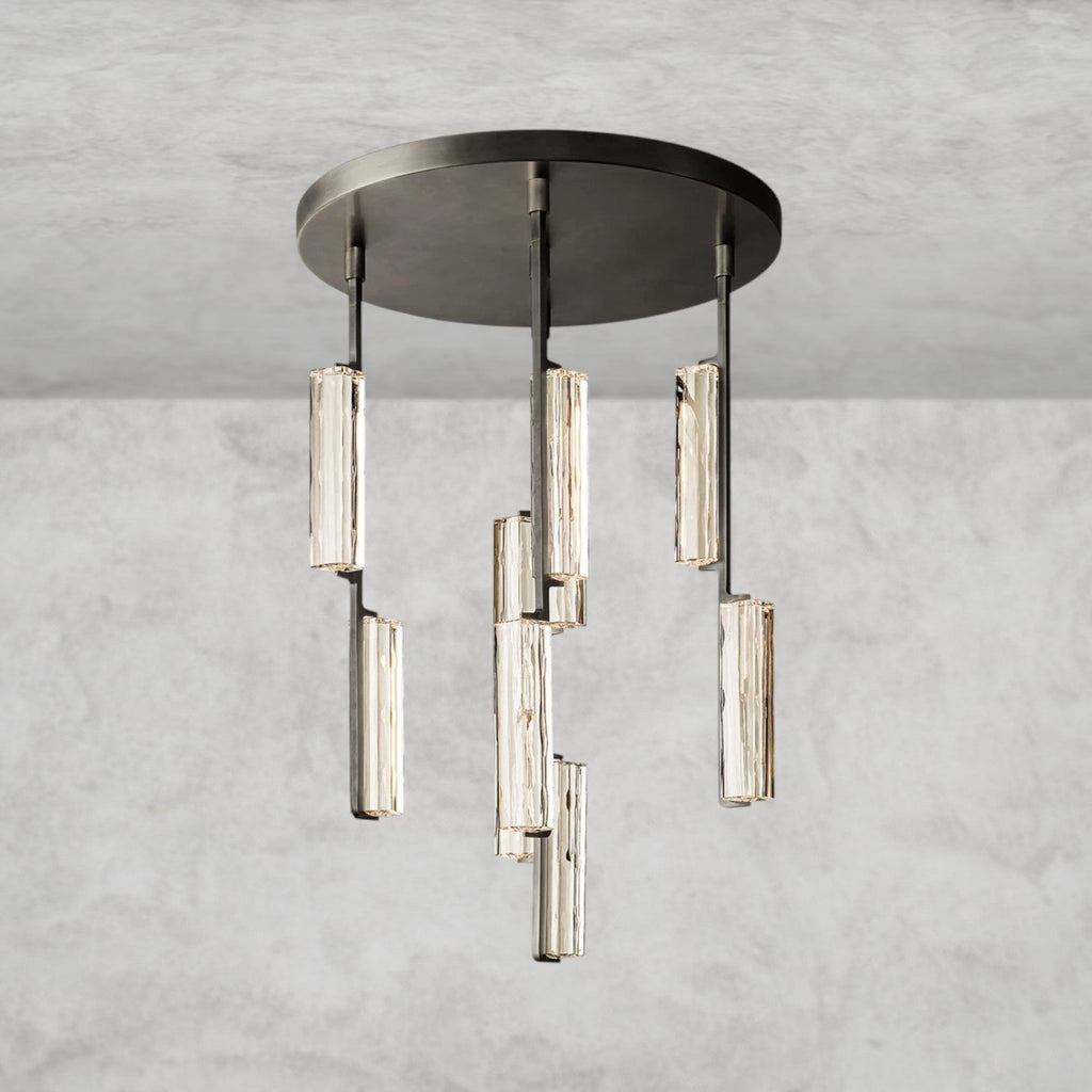 Audaben Crystal Round Chandelier 24", 40", 56" - Cyran Lamps