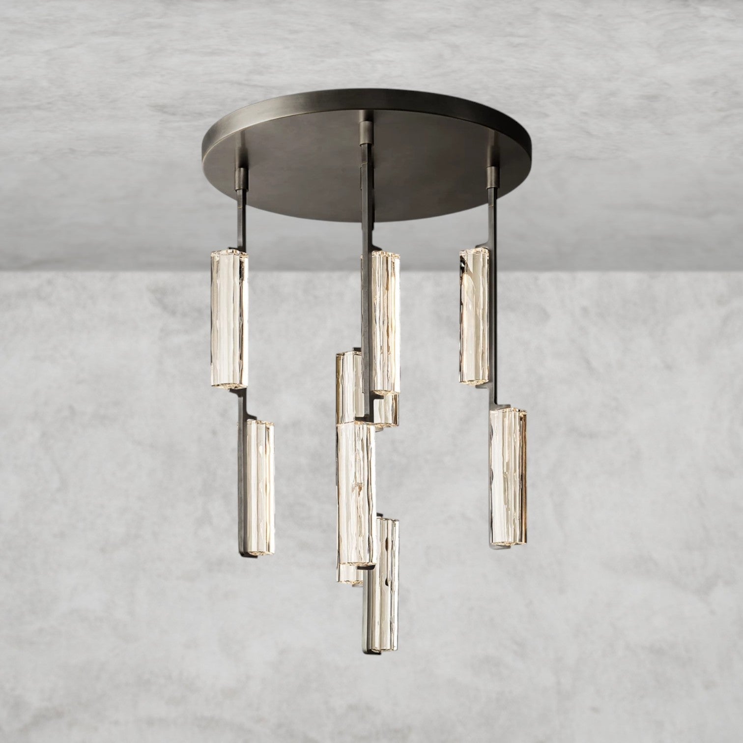 Audaben Crystal Round Chandelier 24", 40", 56" - Cyran Lamps