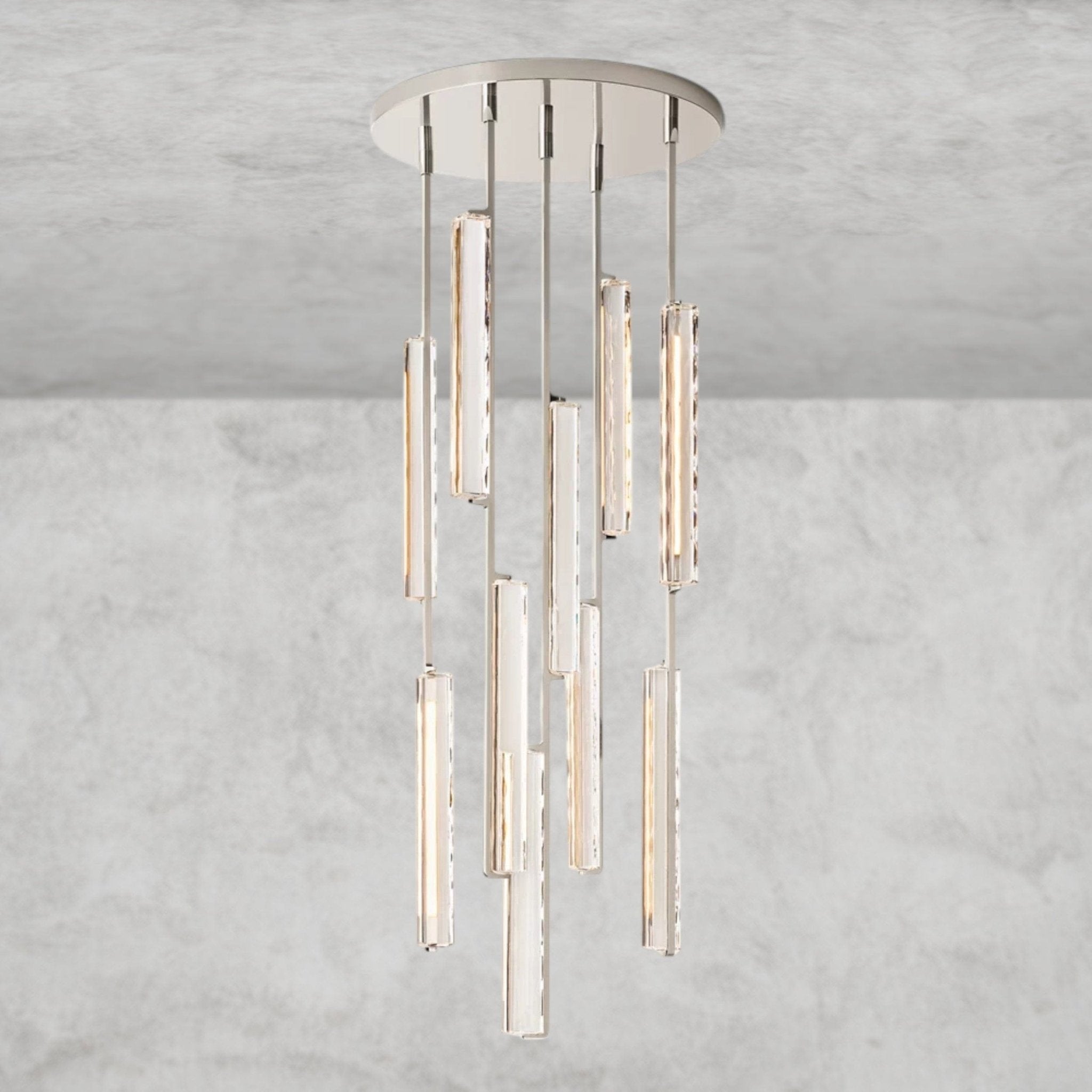 Audaben Crystal Round Chandelier 24", 40", 56" - Cyran Lamps