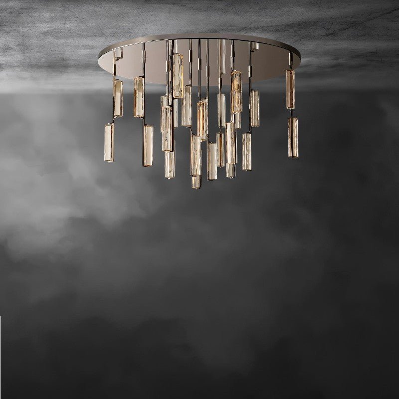 Audaben Crystal Round Chandelier 24", 40", 56" - Cyran Lamps