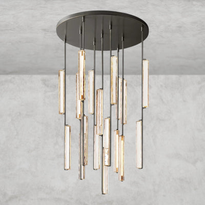 Audaben Crystal Round Chandelier 24", 40", 56" - Cyran Lamps