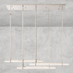 Audaben Crystal Triple Bar Linear Chandelier 60", 72" - Cyran Lamps