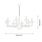 Aurelia Vine Chandelier - Cyran Lamps