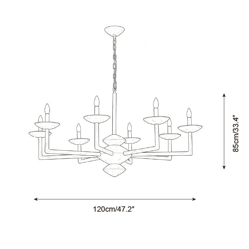 Aurelia Vine Chandelier - Cyran Lamps