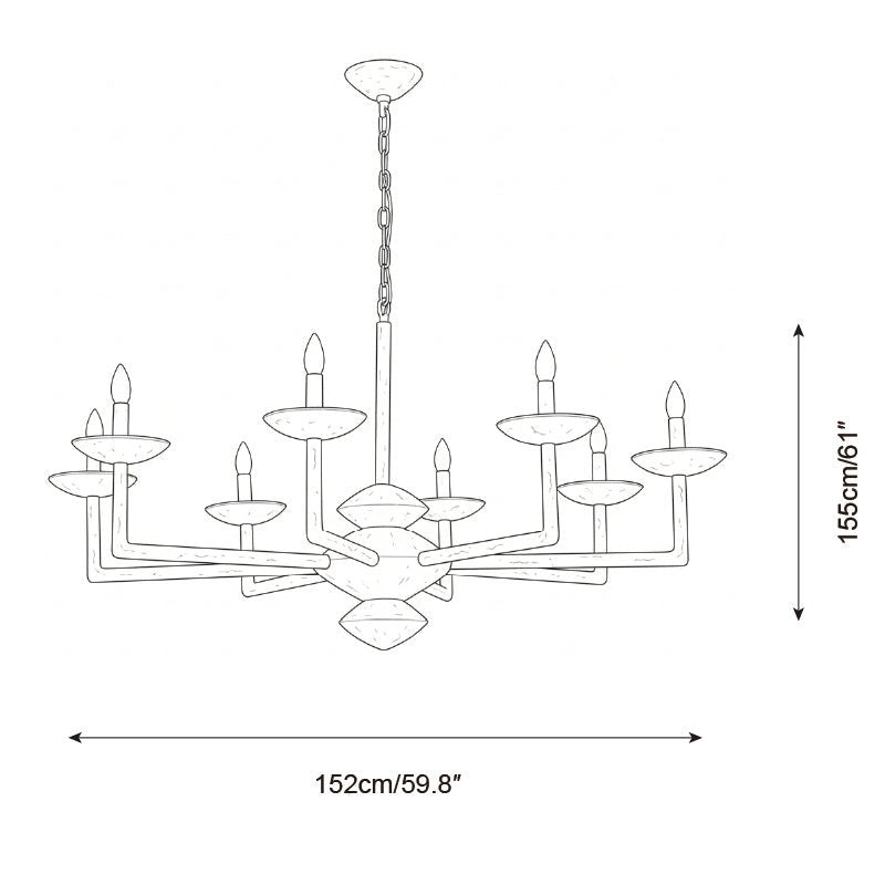 Aurelia Vine Chandelier - Cyran Lamps