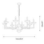 Aurelia Vine Chandelier - Cyran Lamps