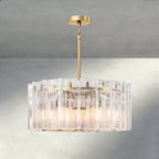 Aurelle Clear Glass Round Chandelier - Cyran Lamps