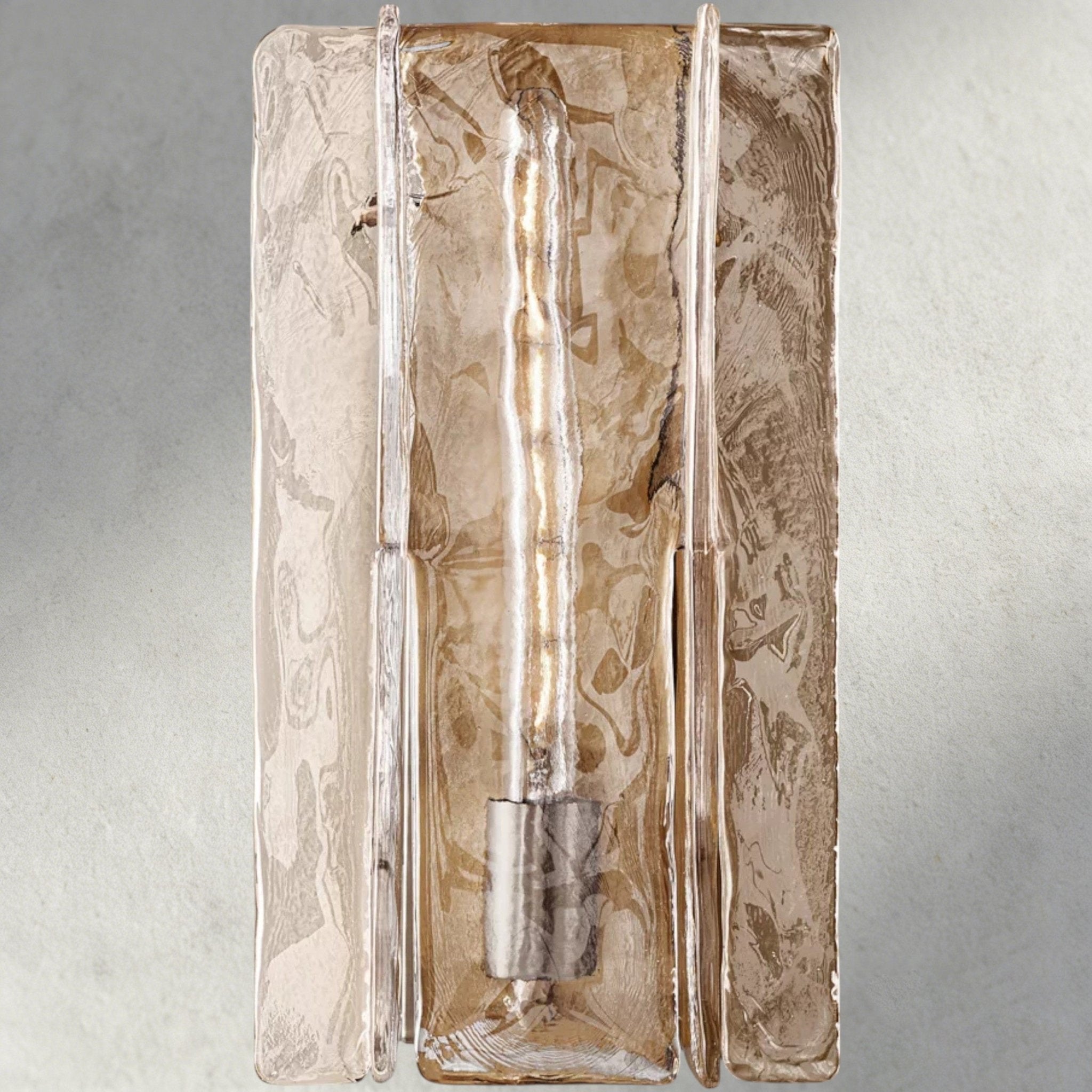 Aurelle Clear Glass Wall Sconce - Cyran Lamps