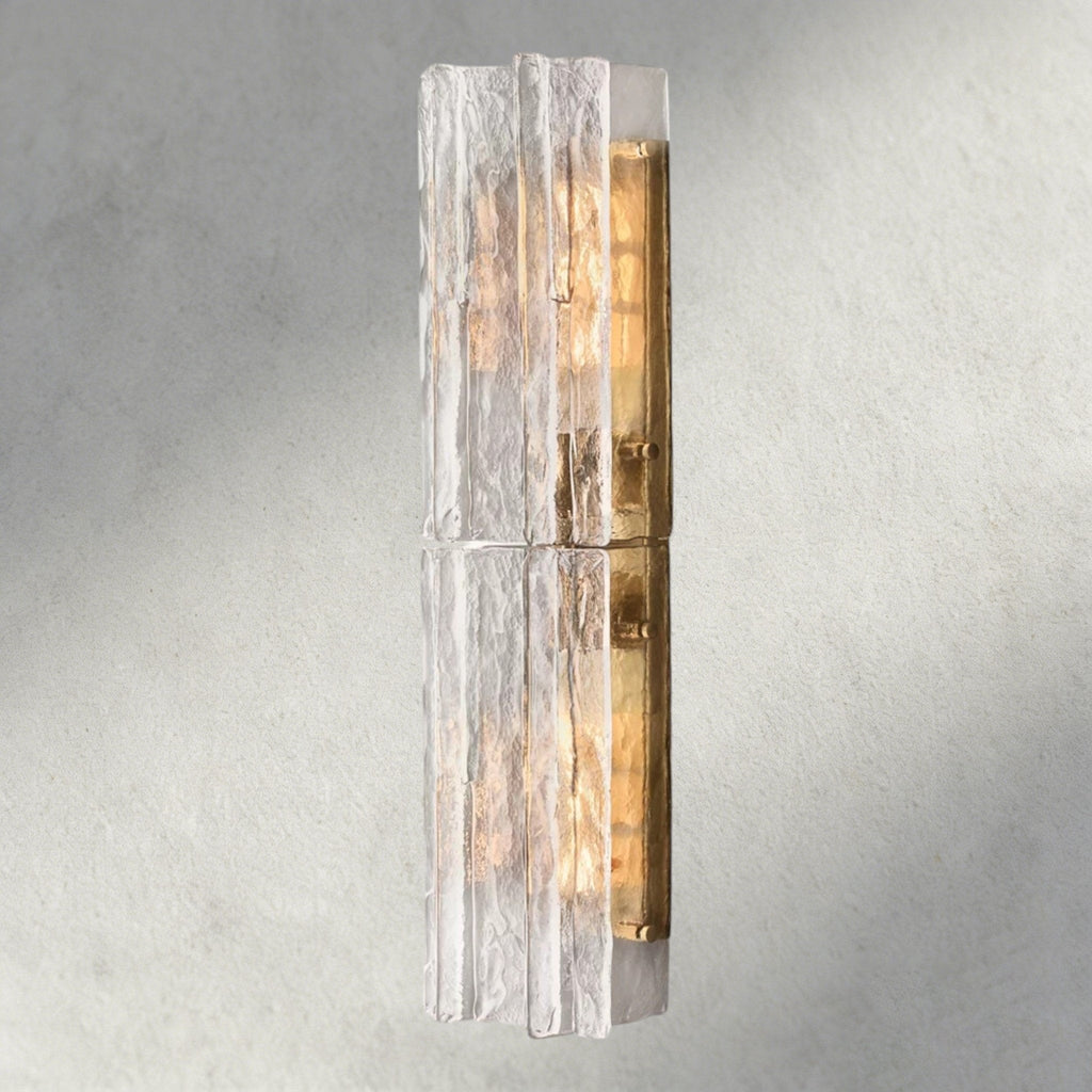 Aurelle Clear Glass Wall Sconce - Cyran Lamps