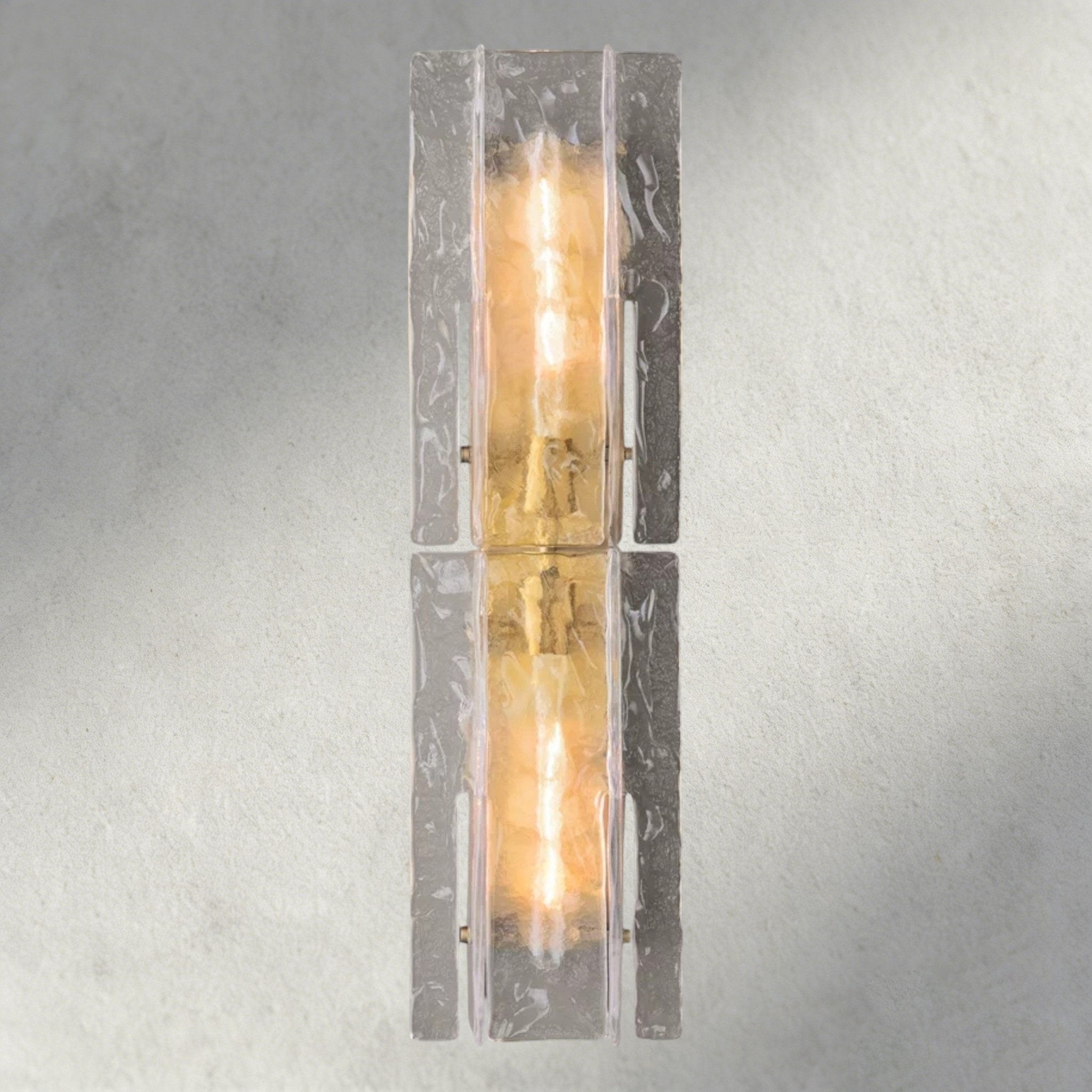 Aurelle Clear Glass Wall Sconce - Cyran Lamps