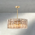 Aurelle Smoke Glass Round Chandelier - Cyran Lamps