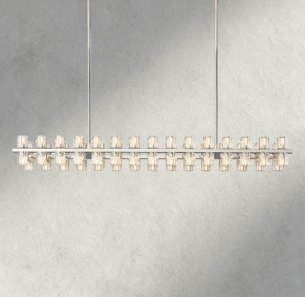 Avecho LED Rectangular Chandelier 54", 72" - Cyran Lamps