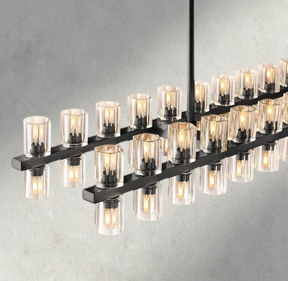 Avecho LED Rectangular Chandelier 54", 72" - Cyran Lamps