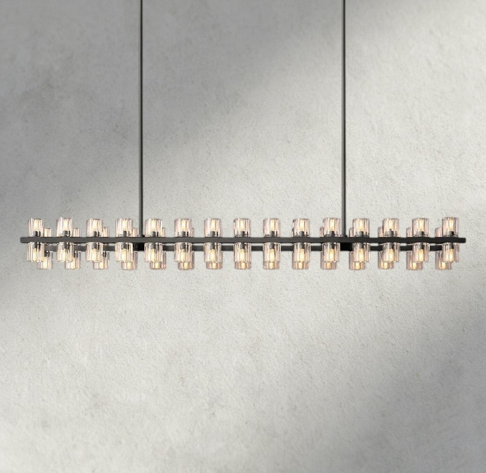 Avecho LED Rectangular Chandelier 54", 72" - Cyran Lamps