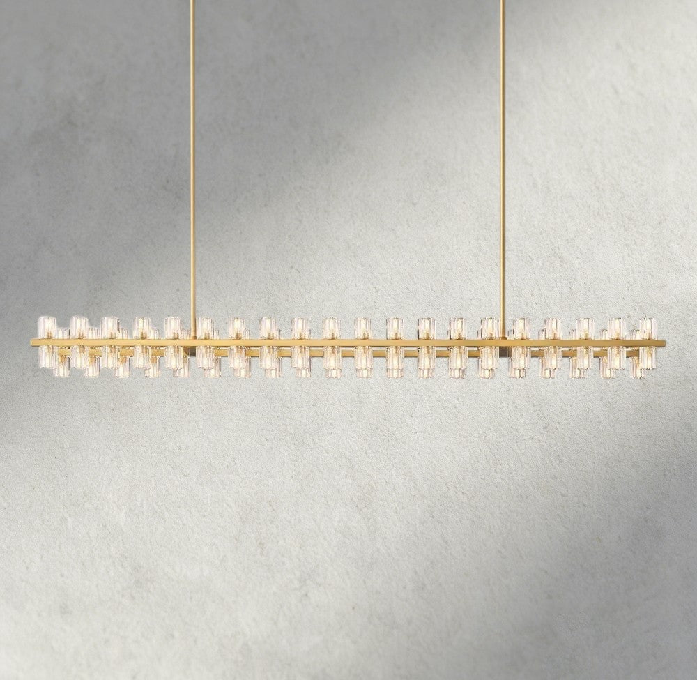 Avecho LED Rectangular Chandelier 54", 72" - Cyran Lamps