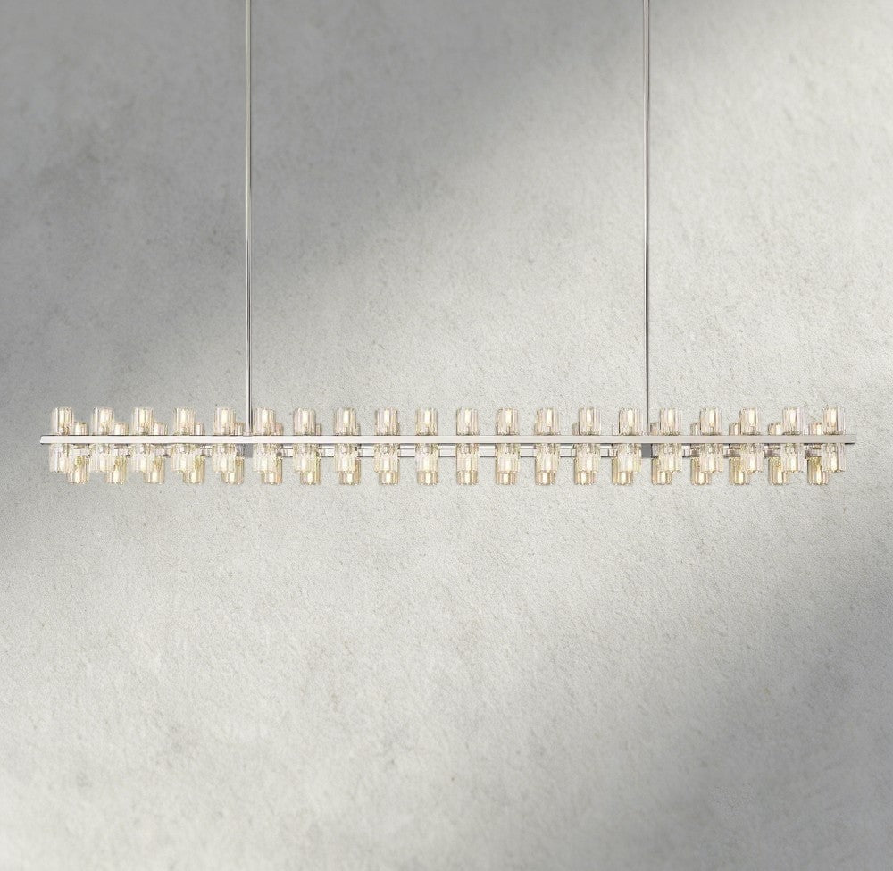 Avecho LED Rectangular Chandelier 54", 72" - Cyran Lamps