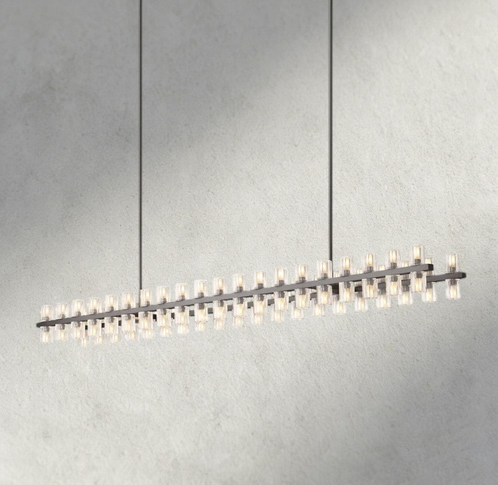 Avecho LED Rectangular Chandelier 54", 72" - Cyran Lamps