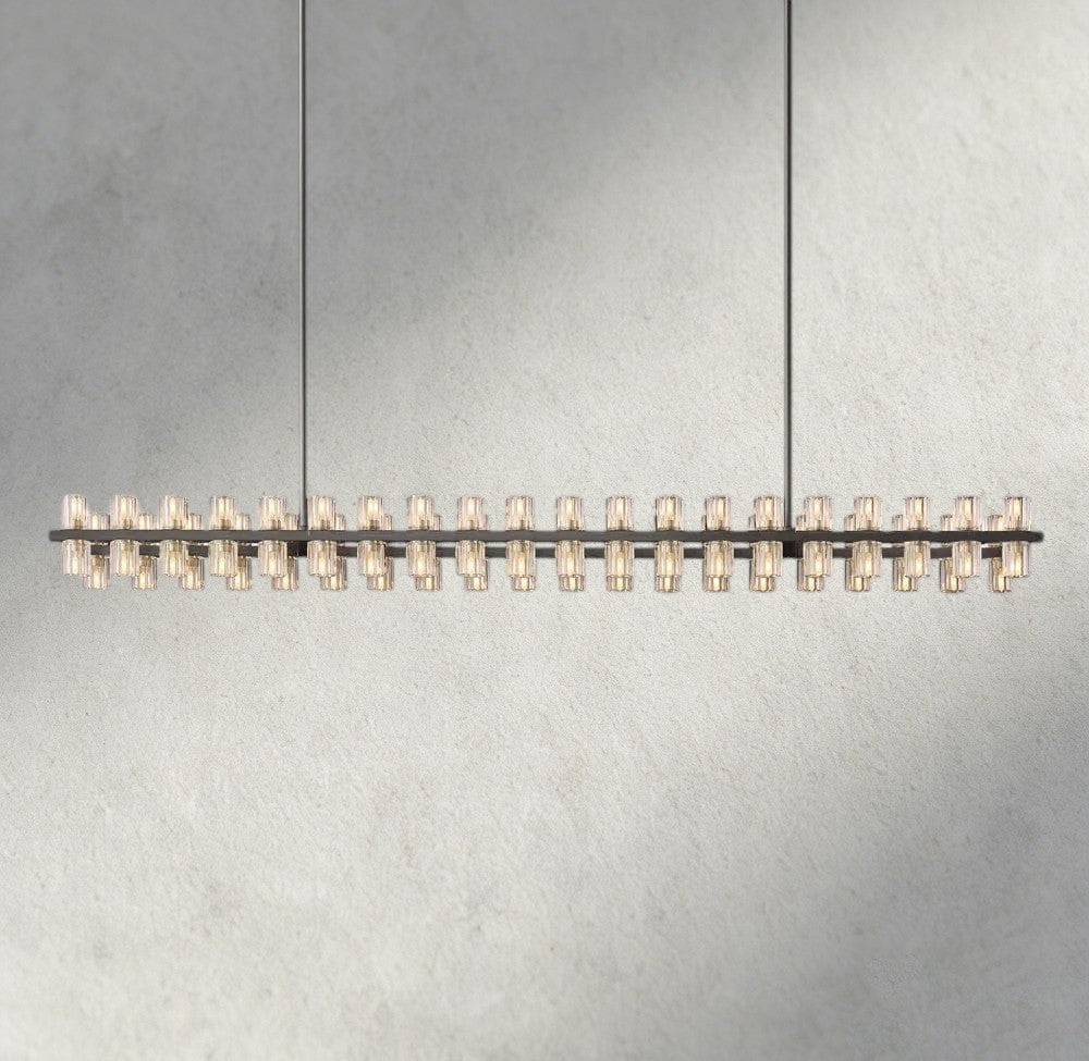 Avecho LED Rectangular Chandelier 54", 72" - Cyran Lamps