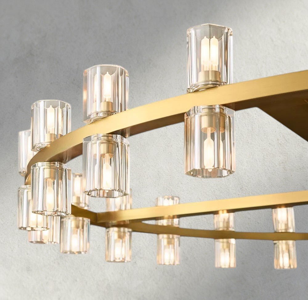 Avecho LED Round Chandelier 36", 48", 60" - Cyran Lamps